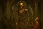 renaissance painting, plague ritual god machine osseous war religious